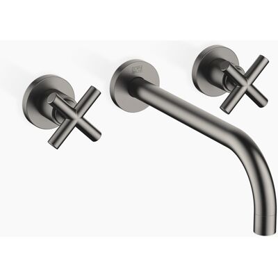 Dornbracht - Tara Mezclador De Pared Para Lavabo, Sin Desagüe, Dornbracht - Tara Mezclador De Pared Para Lavabo, Sin Desagüe,