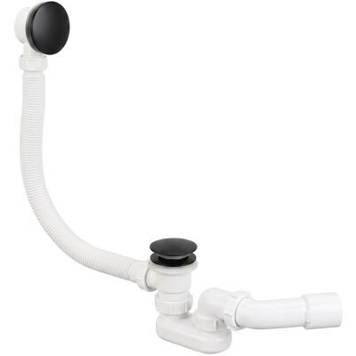 Sifón Para Bañera Rea Con Válvula Click-clack Black Sifón Para Bañera Rea Con Válvula Click-clack Black
