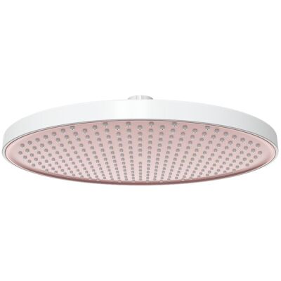 Ducha Ducha Rectangular En Abs Con Efecto Lluvia Y Chorros Anticalcáreos - Ø25,4cm - D2201r - Blanco / Rosa Mate - Bernstein Ducha Ducha Rectangular En Abs Con Efecto Lluvia Y Chorros Anticalcáreos - Ø25,4cm - D2201r - Blanco / Rosa Mate - Bernstein