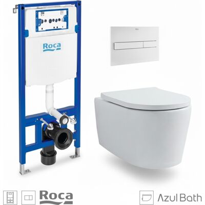 Roca Modelo PL7 Doble Descarga Inodoro Suspendido Roca Modelo PL7 Doble Descarga Inodoro Suspendido