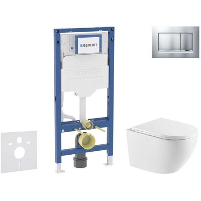 Geberit Duofix - Conjunto De Módulo De Instalación Empotrada, Inodoro Oudee Y Asiento Con Cierre Suave, Botón Sigma20, Cromo Lacado Mate/ Cromo Sani11ca2109 Geberit Duofix - Conjunto De Módulo De Instalación Empotrada, Inodoro Oudee Y Asiento Con Cierre Suave, Botón Sigma20, Cromo Lacado Mate/ Cromo Sani11ca2109