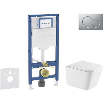 Geberit Duofix - Conjunto De Módulo De Instalación Empotrada, Inodoro Arkas L Y Asiento Softclose, Pulsador De Descarga Sigma01, Cromo Lacado Mate Sani11ca2116 Geberit Duofix - Conjunto De Módulo De Instalación Empotrada, Inodoro Arkas L Y Asiento Softclose, Pulsador De Descarga Sigma01, Cromo Lacado Mate Sani11ca2116