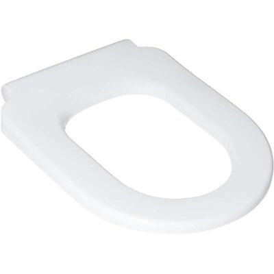 Asiento de inodoro Villeroy & Boch Subway 2.0 - Blanco, Oval, Bisagras de acero inoxidable Asiento de inodoro Villeroy & Boch Subway 2.0 - Blanco, Oval, Bisagras de acero inoxidable