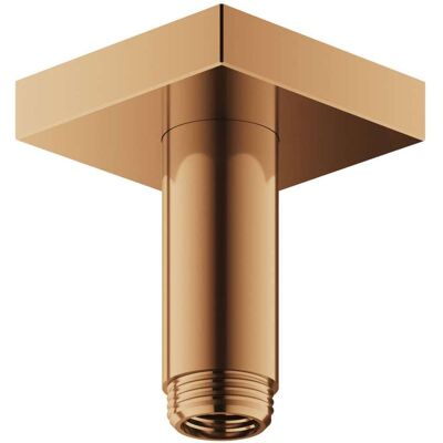 KEUCO GMBH & CO. KG Brazo de ducha - Montaje en techo, proyección 100mm, Bronce cepillado - Brazo de ducha KEUCO GMBH & CO. KG Brazo de ducha - Montaje en techo, proyección 100mm, Bronce cepillado - Brazo de ducha