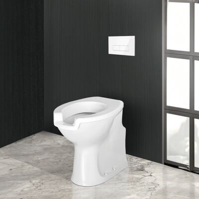 Presto Inodoro Con Cisterna Empotrada Doble Descarga Pulsador Blanco Y Asiento Presto Inodoro Con Cisterna Empotrada Doble Descarga Pulsador Blanco Y Asiento