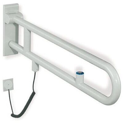 Barral de soporte para inodoro Hewi 801 - 900mm, Arena, Con botón de descarga Barral de soporte para inodoro Hewi 801 - 900mm, Arena, Con botón de descarga