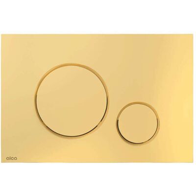 Alcaplast Alcadrain Modelo De Pulsador De Descarga Dorado Brillante Alcaplast Alcadrain Modelo De Pulsador De Descarga Dorado Brillante