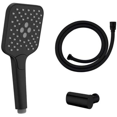 Ottofond - Ducha de mano ABS con soporte de latón - manguera de 1,5 m Ottofond - Ducha de mano ABS con soporte de latón - manguera de 1,5 m