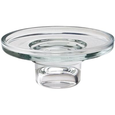 Emco Dogma Bandeja de jabón - Cristal transparente - Serie DOGMA Emco Dogma Bandeja de jabón - Cristal transparente - Serie DOGMA