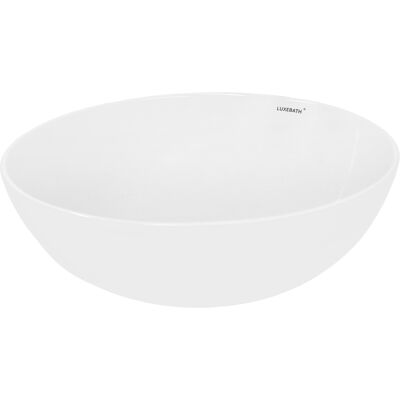Lavabo redondo cerámico blanco ECD Germany - 400mm Lavabo redondo cerámico blanco ECD Germany - 400mm
