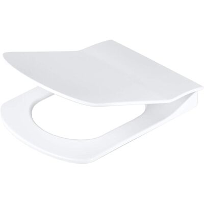 Deante Anemon Asiento De Inodoro Blanco Slim Antibacteriano Deante Anemon Asiento De Inodoro Blanco Slim Antibacteriano