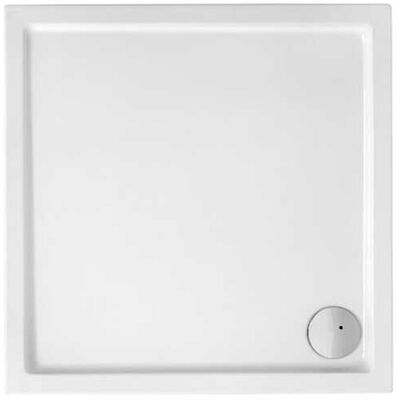 ROCA Plato De Ducha Acrílico Granada Square 900x900x28 R550 Con Desagüe Blanco ROCA Plato De Ducha Acrílico Granada Square 900x900x28 R550 Con Desagüe Blanco