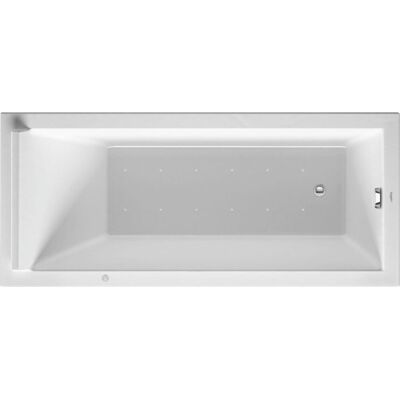 Duravit Starck bañera de hidromasaje rectangular 1600x700mm - Sistema de aire, Blanco Duravit Starck bañera de hidromasaje rectangular 1600x700mm - Sistema de aire, Blanco
