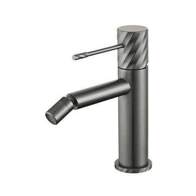 Imex - Grifo De Bidé Bless Grifo Monomando Con Agua Fría Y Caliente Grifería De Baño Cartucho Cerámico Serie Bless Color Black Gun Metal Imex - Grifo De Bidé Bless Grifo Monomando Con Agua Fría Y Caliente Grifería De Baño Cartucho Cerámico Serie Bless Color Black Gun Metal