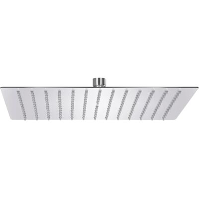 Helloshop26 - Rociador de ducha tipo lluvia 30x30 cm cuadrado acero inoxidable - 30x30 cm - Acero inoxidable 304 - Shower head Helloshop26 - Rociador de ducha tipo lluvia 30x30 cm cuadrado acero inoxidable - 30x30 cm - Acero inoxidable 304 - Shower head