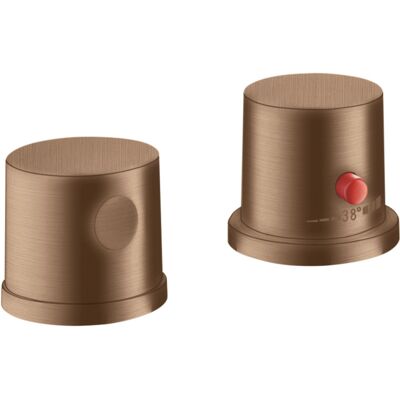 Hansgrohe Axor Uno Grifo de Bañera Termostático - Oro Rojo Cepillado Hansgrohe Axor Uno Grifo de Bañera Termostático - Oro Rojo Cepillado