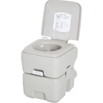 JHY DESIGN Inodoro Químico Portátil De 20 Litros Con Depósitos Extraíbles, Ideal Para Acampar Y Viajar. JHY DESIGN Inodoro Químico Portátil De 20 Litros Con Depósitos Extraíbles, Ideal Para Acampar Y Viajar.