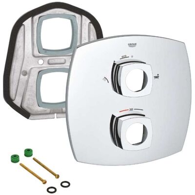 Grohe Rosette 47932 - Juego de mezclador para bañera con AquaDimmer Eco Grohe Rosette 47932 - Juego de mezclador para bañera con AquaDimmer Eco