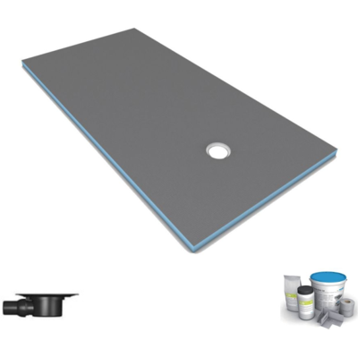 Wedi - Bandeja de ducha con mosaico - 160x90 - Impermeable y fácil de instalar Wedi - Bandeja de ducha con mosaico - 160x90 - Impermeable y fácil de instalar