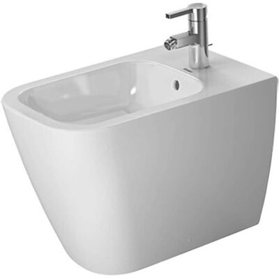 Bidé Duravit Happy D.2 - Encajado en la pared, 57cm, Blanco, Oval Bidé Duravit Happy D.2 - Encajado en la pared, 57cm, Blanco, Oval