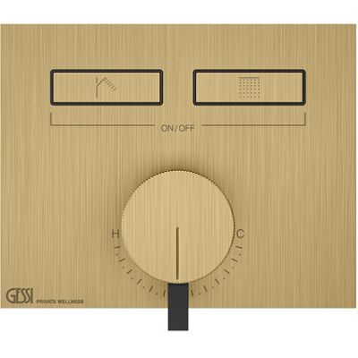 Gessi - HI-FI - 2 salidas - mezcladora de pared Gessi - HI-FI - 2 salidas - mezcladora de pared