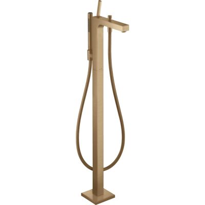 Mezclador de bañera de suelo Axor Citterio - Bronce cepillado Mezclador de bañera de suelo Axor Citterio - Bronce cepillado