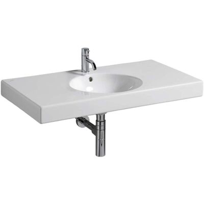 Lavabo Geberit Preciosa II de pared - 900x500mm con desbordamiento Lavabo Geberit Preciosa II de pared - 900x500mm con desbordamiento