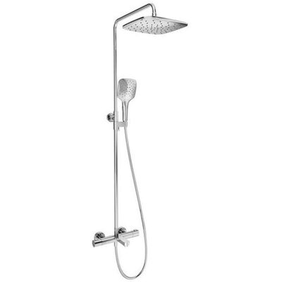 Ravak Termo - Conjunto De Ducha Con Termostato De Bañera, 25 Cm, 3 Chorros, Cromo X070163 Ravak Termo - Conjunto De Ducha Con Termostato De Bañera, 25 Cm, 3 Chorros, Cromo X070163