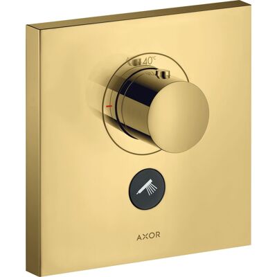 Hansgrohe Axor Starck ShowerSelect Termostato Cuadrado - Oro Pulido Hansgrohe Axor Starck ShowerSelect Termostato Cuadrado - Oro Pulido