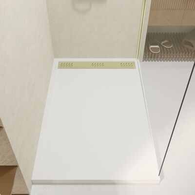 Aurlane Bañera de ducha de Acrílico Blanco 90x140 Aurlane Bañera de ducha de Acrílico Blanco 90x140
