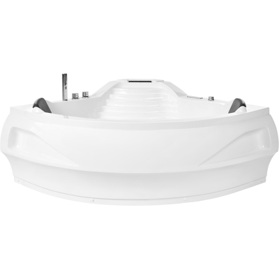 Beliani - Bañera de esquina de acrílico Monaco con LED y Bluetooth - 210x145 cm Beliani - Bañera de esquina de acrílico Monaco con LED y Bluetooth - 210x145 cm