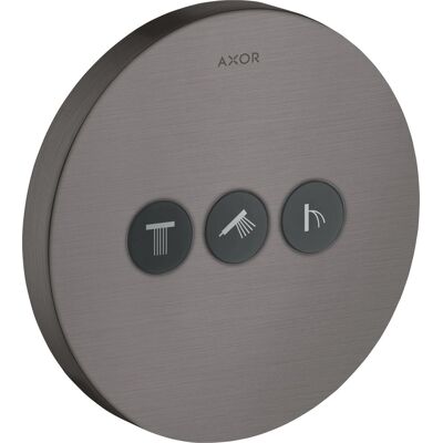 Hansgrohe Axor Starck Válvula de Ducha - Cromo Negro Cepillado - 3 Consumidores Hansgrohe Axor Starck Válvula de Ducha - Cromo Negro Cepillado - 3 Consumidores