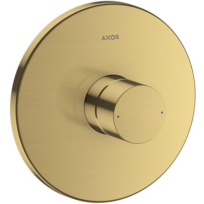 Hansgrohe Axor Uno Juego de Mezclador de Ducha - Latón Cepillado Hansgrohe Axor Uno Juego de Mezclador de Ducha - Latón Cepillado
