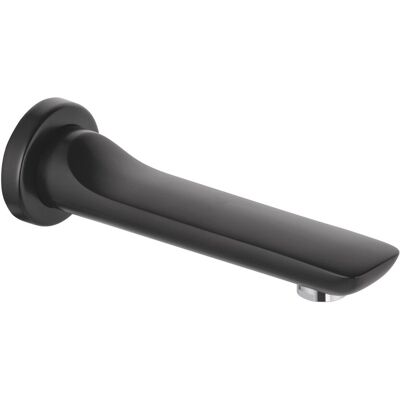 Caño de bañera Kludi Balance montado en pared - negro mate Caño de bañera Kludi Balance montado en pared - negro mate