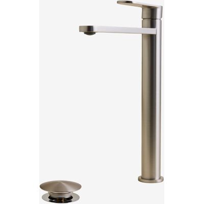 Set De Grifo De Lavabo En Latón Alameda Y Válvula De Desagüe Para Lavabo Tipo Click-clack En Acero Inoxidable Y Latón Orveta Sklum ↑30 Cm Set De Grifo De Lavabo En Latón Alameda Y Válvula De Desagüe Para Lavabo Tipo Click-clack En Acero Inoxidable Y Latón Orveta Sklum ↑30 Cm