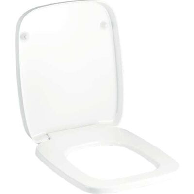 Tapa de inodoro GEBERIT Silk - Blanco - Cierre suave automático Tapa de inodoro GEBERIT Silk - Blanco - Cierre suave automático
