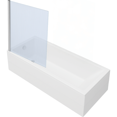 Bañera Rectangular Vitra Neon De 170x75cm + Mampara De Baño Cromada Aurys Raywall Con Perfil Izquierdo + Desagüe Cromado Bañera Rectangular Vitra Neon De 170x75cm + Mampara De Baño Cromada Aurys Raywall Con Perfil Izquierdo + Desagüe Cromado