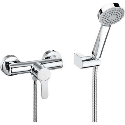 Roca L20 Mezclador de ducha - Monoblock, Ducha de mano, Manguera flexible Roca L20 Mezclador de ducha - Monoblock, Ducha de mano, Manguera flexible