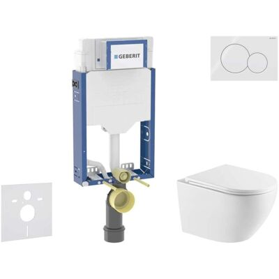 Geberit Kombifix - Conjunto De Módulo De Instalación Empotrada,inodoro Oudee Y Asiento Con Cierre Suave, Botón Sigma01, Blanco Alpino Sani15ca3152 Geberit Kombifix - Conjunto De Módulo De Instalación Empotrada,inodoro Oudee Y Asiento Con Cierre Suave, Botón Sigma01, Blanco Alpino Sani15ca3152