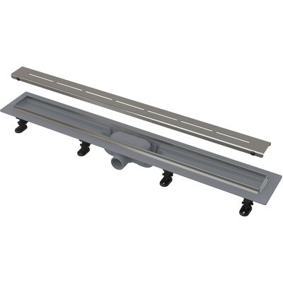 Alcaplast Alca - Plato De Ducha Simple 85 Cm, Con Borde De Acero Inoxidable, Con Rejilla, Alfombrilla De Acero Inoxidable Apz18-850m Alcaplast Alca - Plato De Ducha Simple 85 Cm, Con Borde De Acero Inoxidable, Con Rejilla, Alfombrilla De Acero Inoxidable Apz18-850m