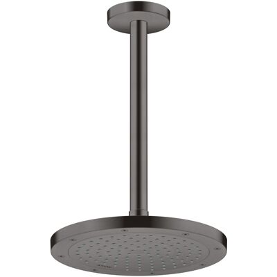 Conector de ducha AXOR de Hansgrohe - Cromo negro cepillado - 300 mm Conector de ducha AXOR de Hansgrohe - Cromo negro cepillado - 300 mm