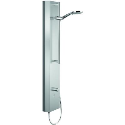 Schell - Panel De Ducha Linus Inox Dp-c-t-h Barra De Ducha, Agua Mezclada, Termostato Acero Inoxidable Cepillado Schell - Panel De Ducha Linus Inox Dp-c-t-h Barra De Ducha, Agua Mezclada, Termostato Acero Inoxidable Cepillado