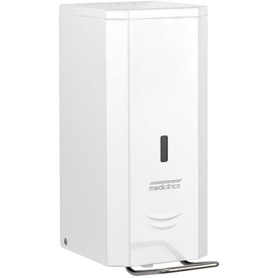Mediclinics - Djfp035 Dispensador De Jabón Espuma De Accionamiento Manual 1 5l Acero Inox Aisi 304 Acabado Blanco - Ref: Djfp035 Mediclinics - Djfp035 Dispensador De Jabón Espuma De Accionamiento Manual 1 5l Acero Inox Aisi 304 Acabado Blanco - Ref: Djfp035