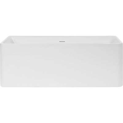 BELIANI Bañera Independiente De Solid Surface Con Borde Fino 180 Cm Blanco Maruparia BELIANI Bañera Independiente De Solid Surface Con Borde Fino 180 Cm Blanco Maruparia