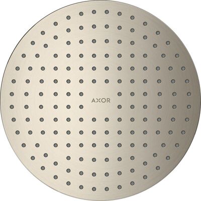 Cabezal de ducha Hansgrohe Axor 250 mm, Níquel cepillado, 2 chorros, Montaje en techo Cabezal de ducha Hansgrohe Axor 250 mm, Níquel cepillado, 2 chorros, Montaje en techo