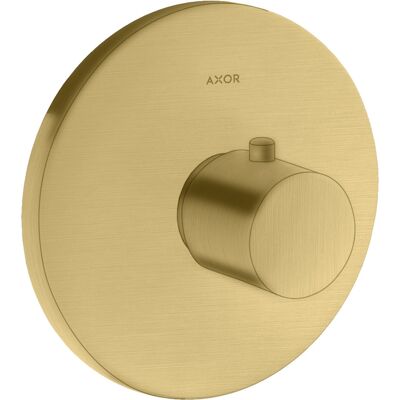 Hansgrohe Axor Uno Termostato - Alta caudal, Oro cepillado, Empotrado Hansgrohe Axor Uno Termostato - Alta caudal, Oro cepillado, Empotrado