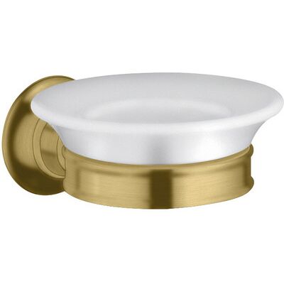 Hansgrohe AXOR Montreux Plato de jabón - Montaje en pared, Oro cepillado Hansgrohe AXOR Montreux Plato de jabón - Montaje en pared, Oro cepillado