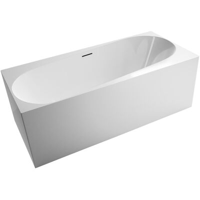 Bañera Acrílica Rectangular Con Desagüe Y Rebosadero - Blanca - 170x78x58cm - Onda - Bernstein Bañera Acrílica Rectangular Con Desagüe Y Rebosadero - Blanca - 170x78x58cm - Onda - Bernstein