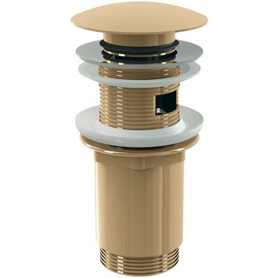 Alcaplast Alca - Salida De Lavabo, Clickclack, Oro Brillante A392-g-p Alcaplast Alca - Salida De Lavabo, Clickclack, Oro Brillante A392-g-p