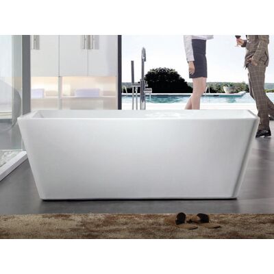 Aquore Caspio Bañera Exenta 75x160 Blanca - Ref: Sa.oms1031 Aquore Caspio Bañera Exenta 75x160 Blanca - Ref: Sa.oms1031